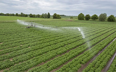 智能精确灌溉土壤水分和天气数据解决土壤退化以及温室气体等微气候