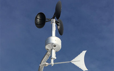 风速风向监测站的解决方案可视化多参数PM10和