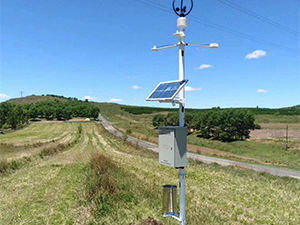 在线自动气象站监测风速风向 雨量 空气温度湿度、气压 太阳辐射